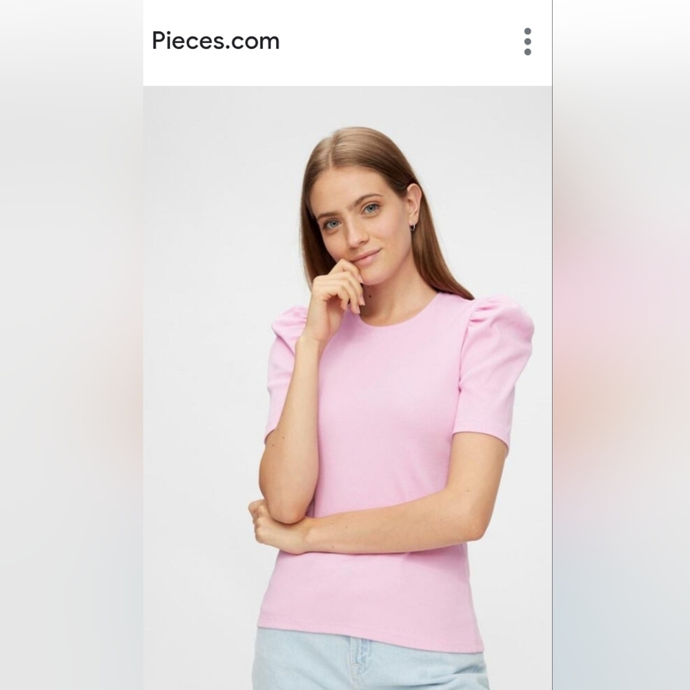 Puff Sleeve Cotton Shirt